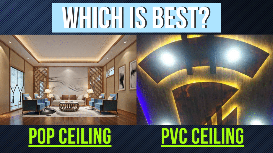 POP False Ceiling vs PVC False Ceiling